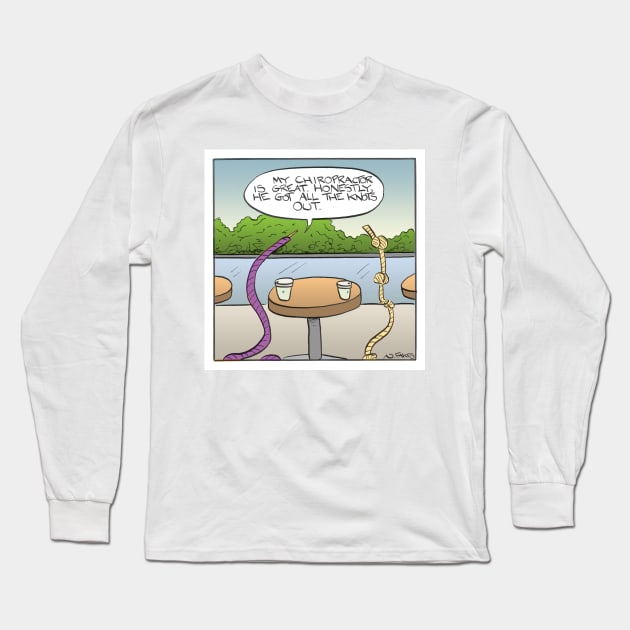 Great Chiropractor Long Sleeve T-Shirt by cartoonistnate